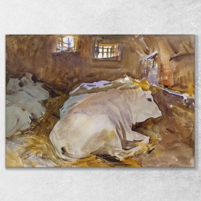 Oxen John Singer Sargent jss210 canvas print 