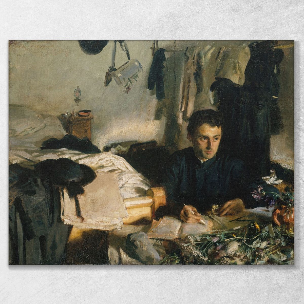 Father Sebastiano John Singer Sargent jss211 canvas print 