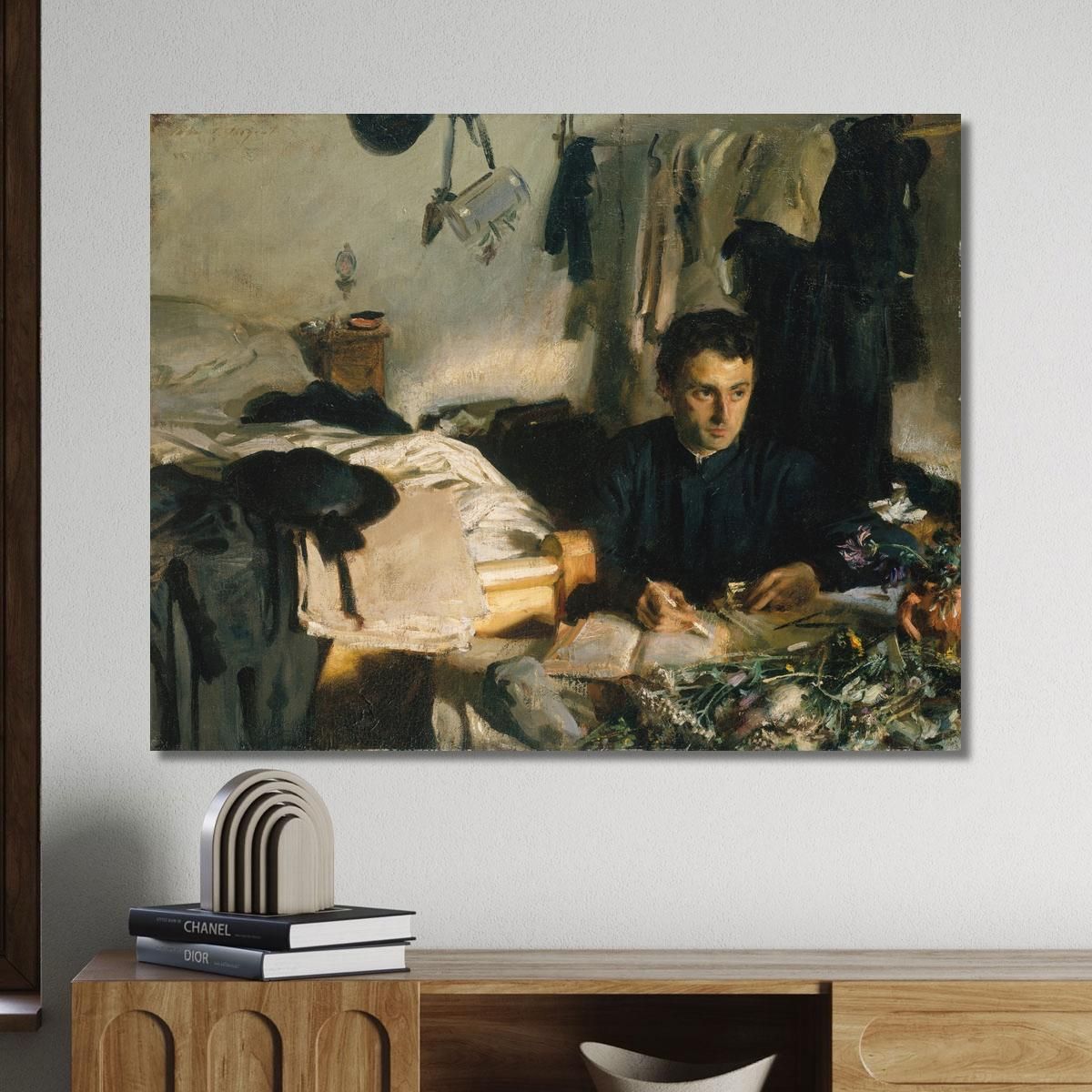 Father Sebastiano John Singer Sargent jss211 canvas print 