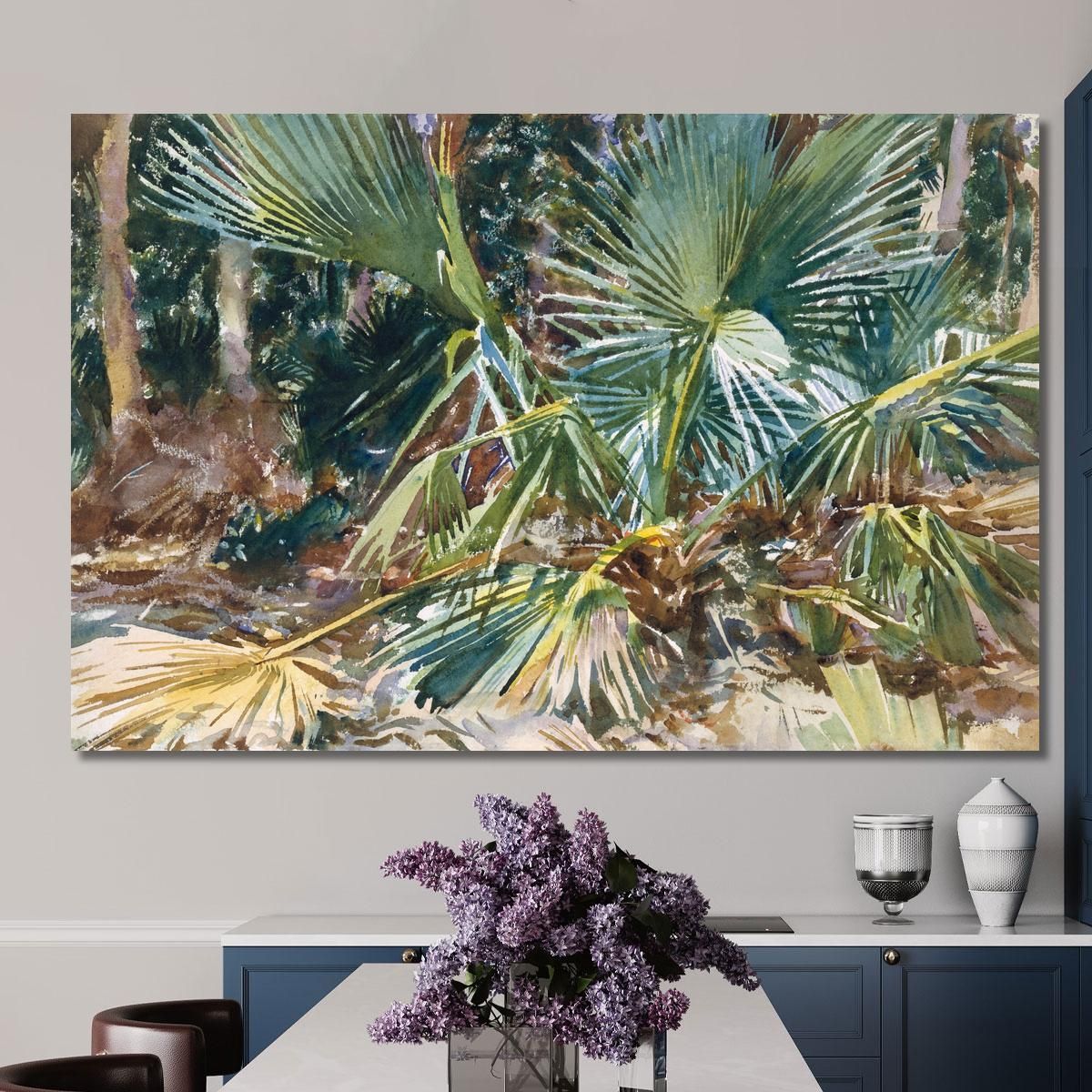 Palmettos John Singer Sargent jss212 canvas print 