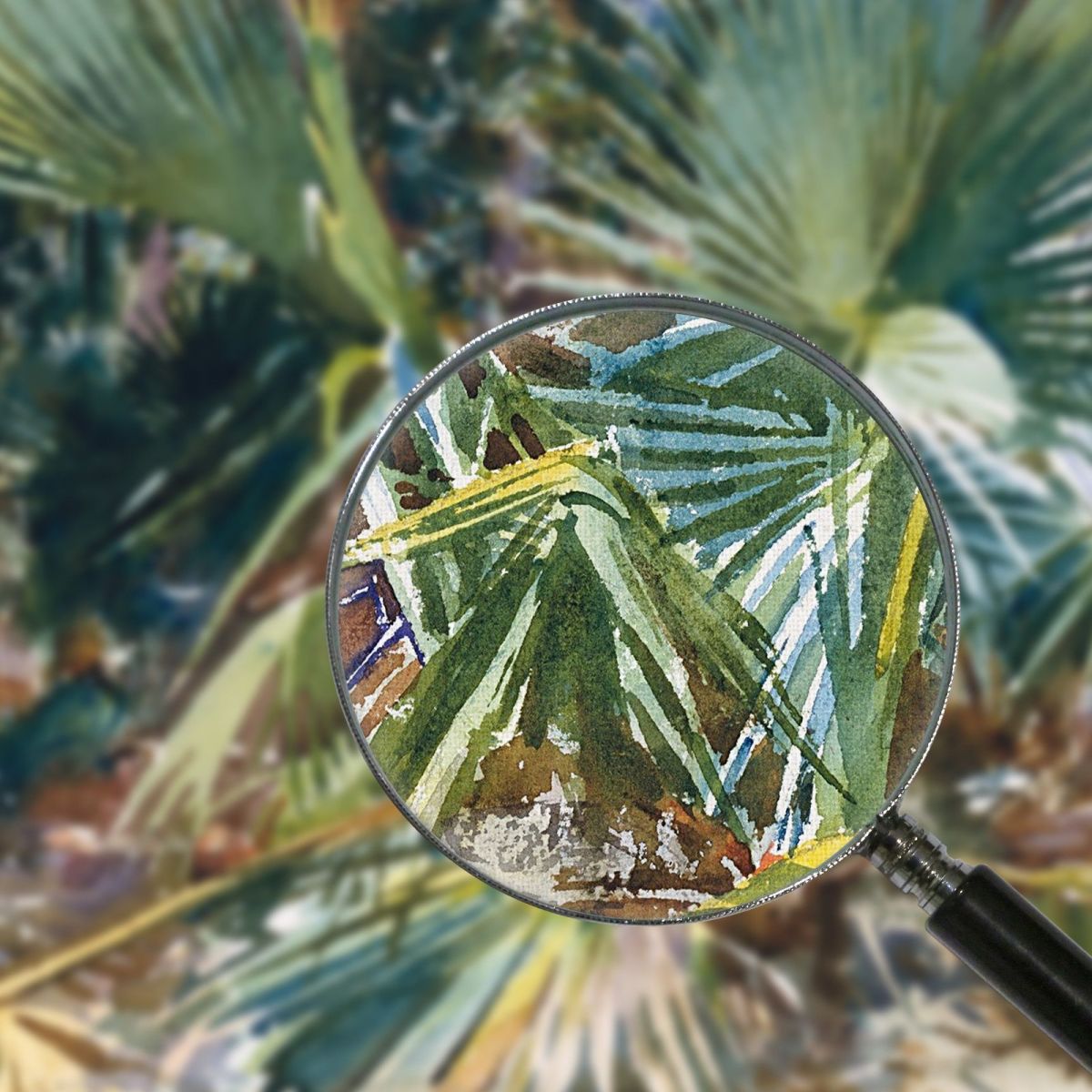 Palmettos John Singer Sargent jss212 canvas print