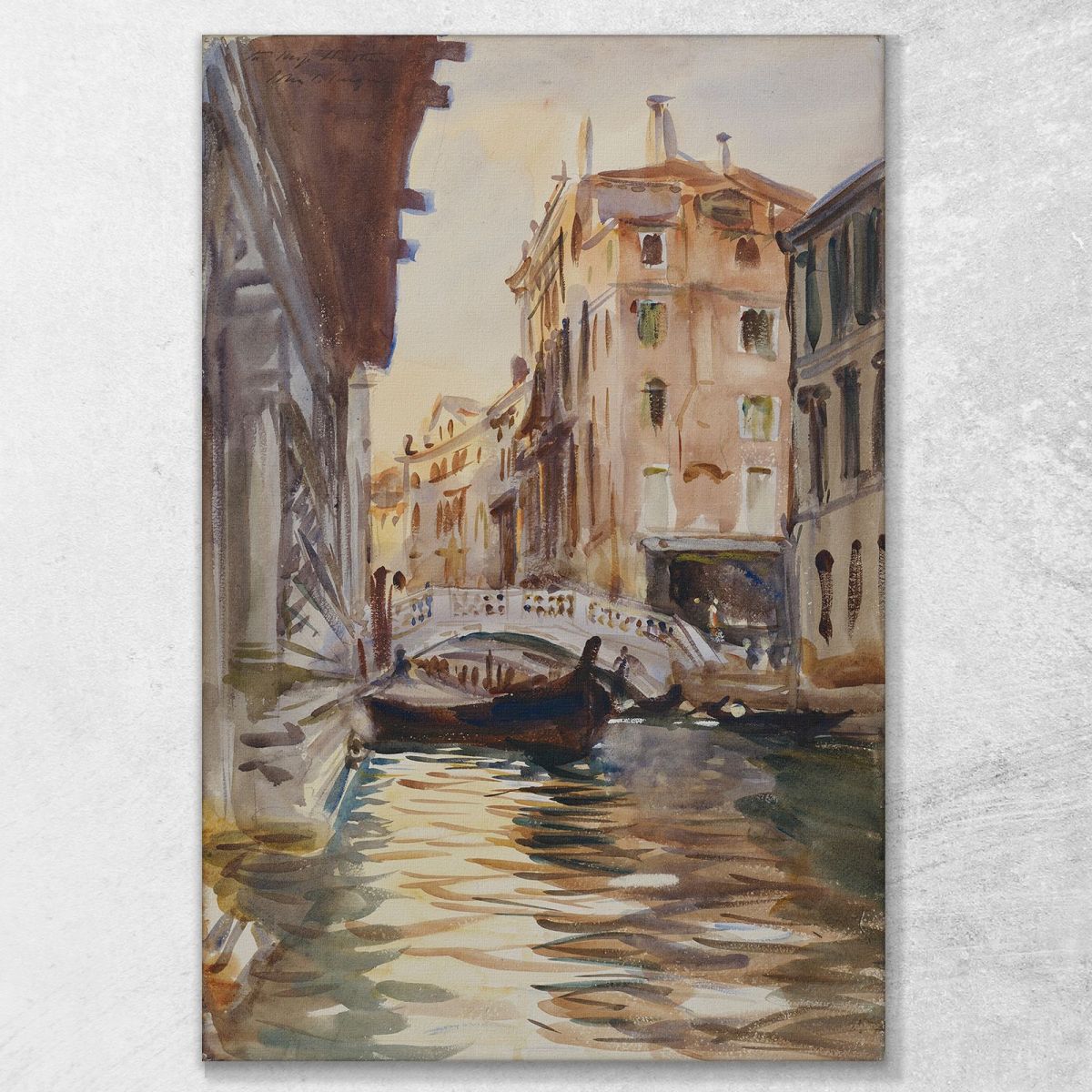 Rectory Bridge John Singer Sargent jss218 canvas print 