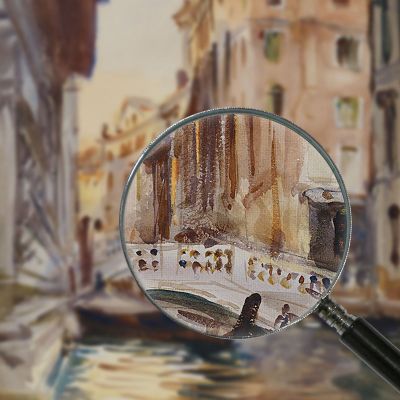 Rectory Bridge John Singer Sargent jss218 canvas print