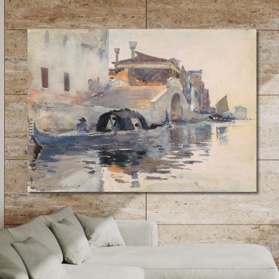 Panada Bridge Fondamenta Nuove Venice John Singer Sargent jss219 canvas print 