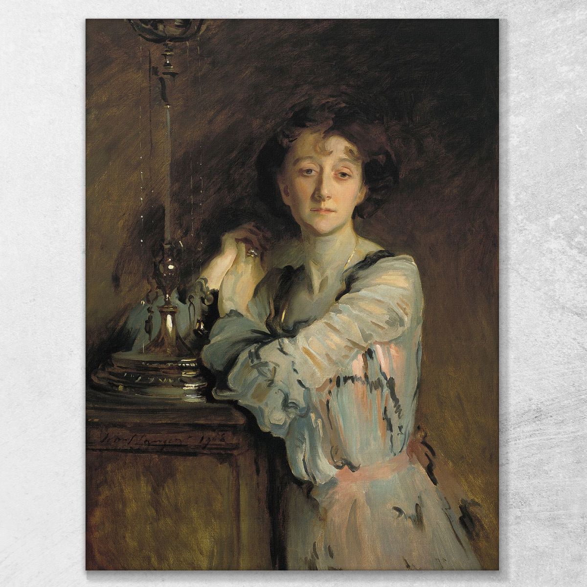 Portrait Of Adah Russell Nee Williams John Singer Sargent jss223 canvas print 