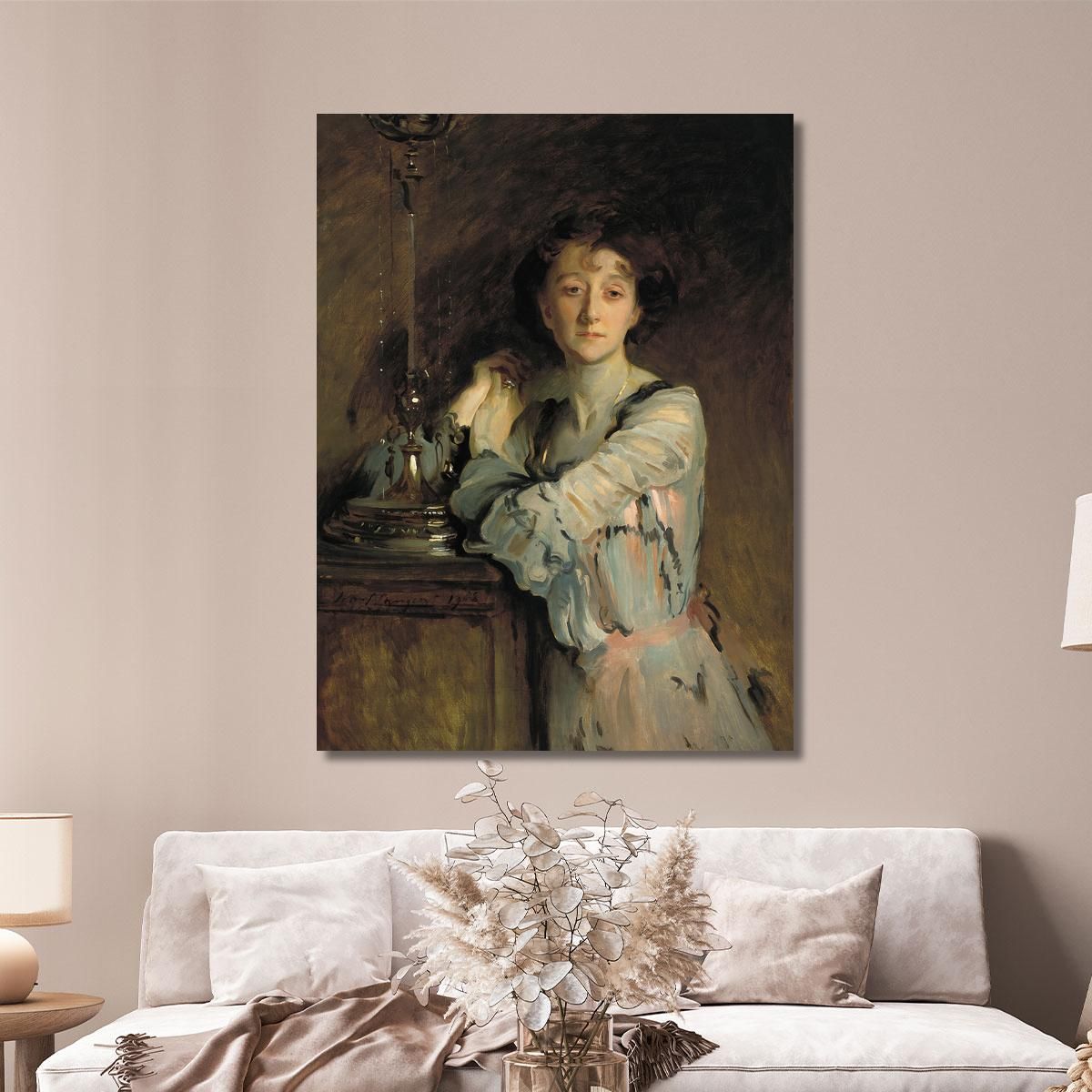 Portrait Of Adah Russell Nee Williams John Singer Sargent jss223 canvas print 