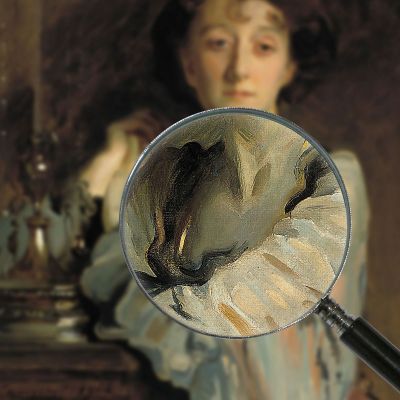 Portrait Of Adah Russell Nee Williams John Singer Sargent jss223 canvas print