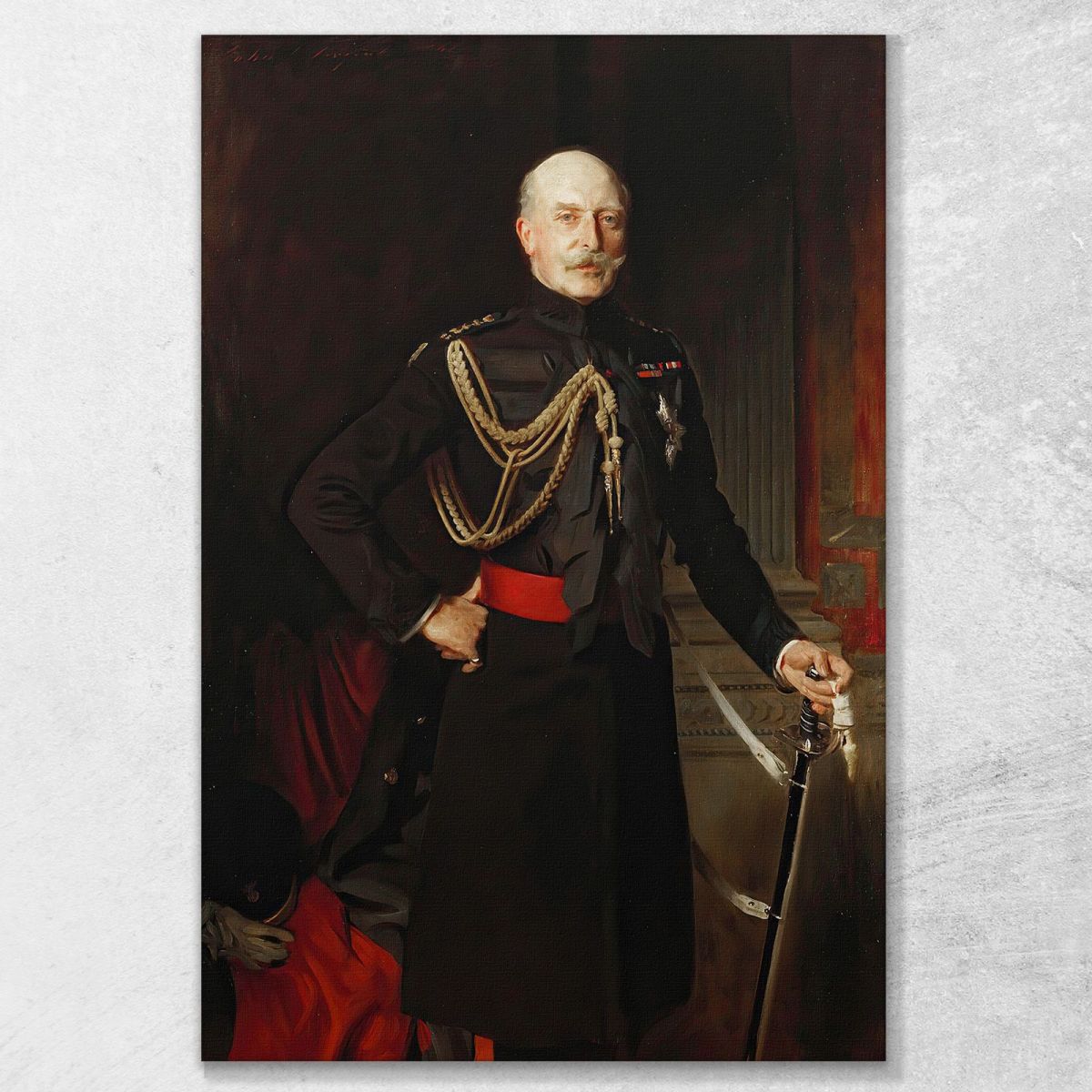 Portrait Of Arthur Duke Of Connaught John Singer Sargent jss224 canvas print 