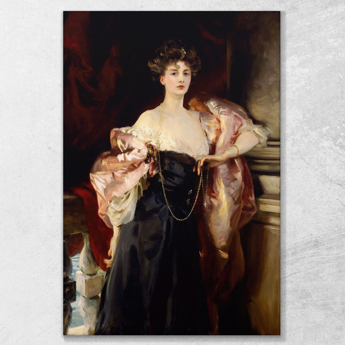 Portrait Of Helen Vincent Viscountess D Abernon John Singer Sargent jss227 canvas print 