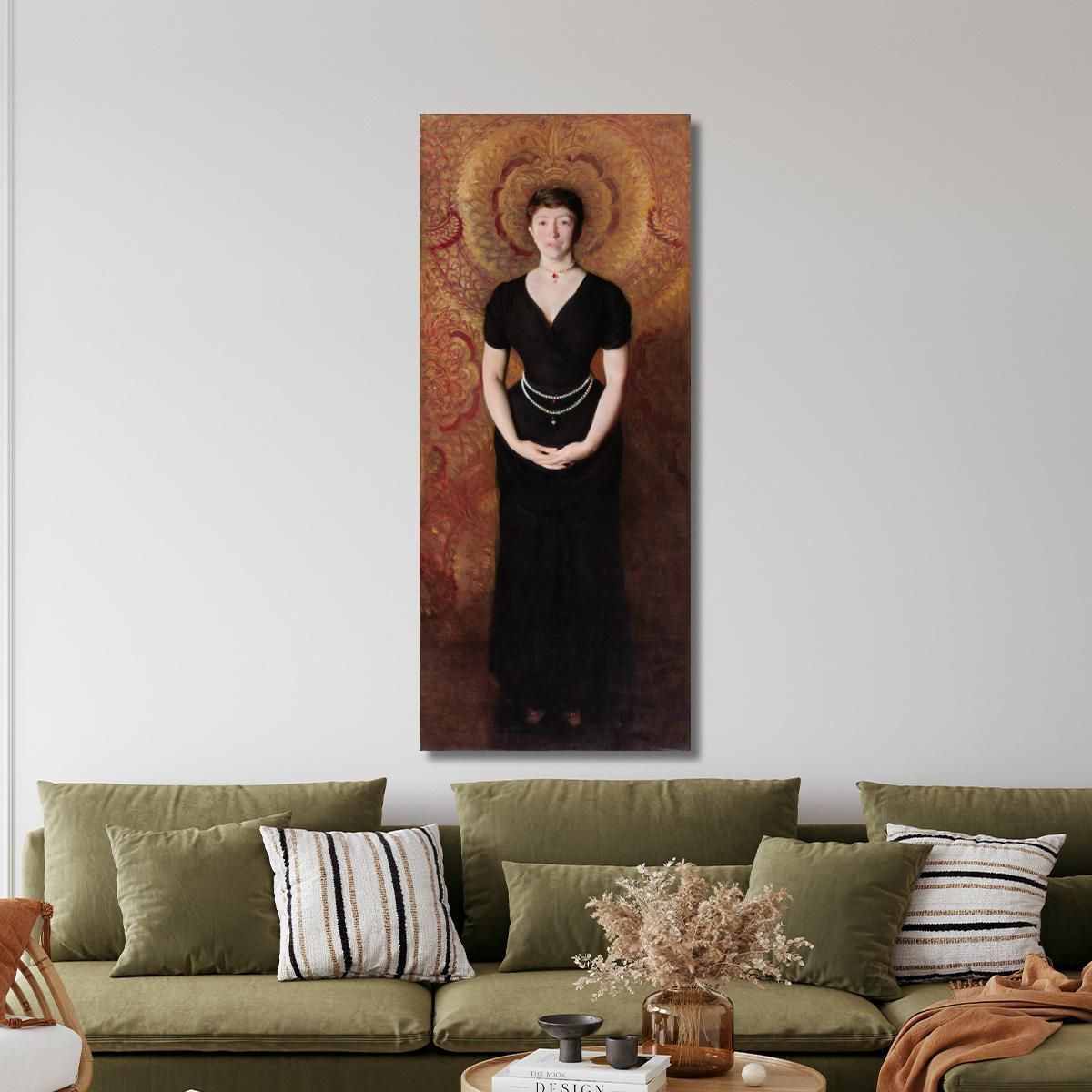 Portrait Of Isabella Stewart Gardner John Singer Sargent jss228 canvas print 