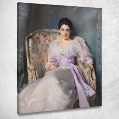 Portrait Of Lady Agnew Of Lochnaw John Singer Sargent jss232 canvas print 
