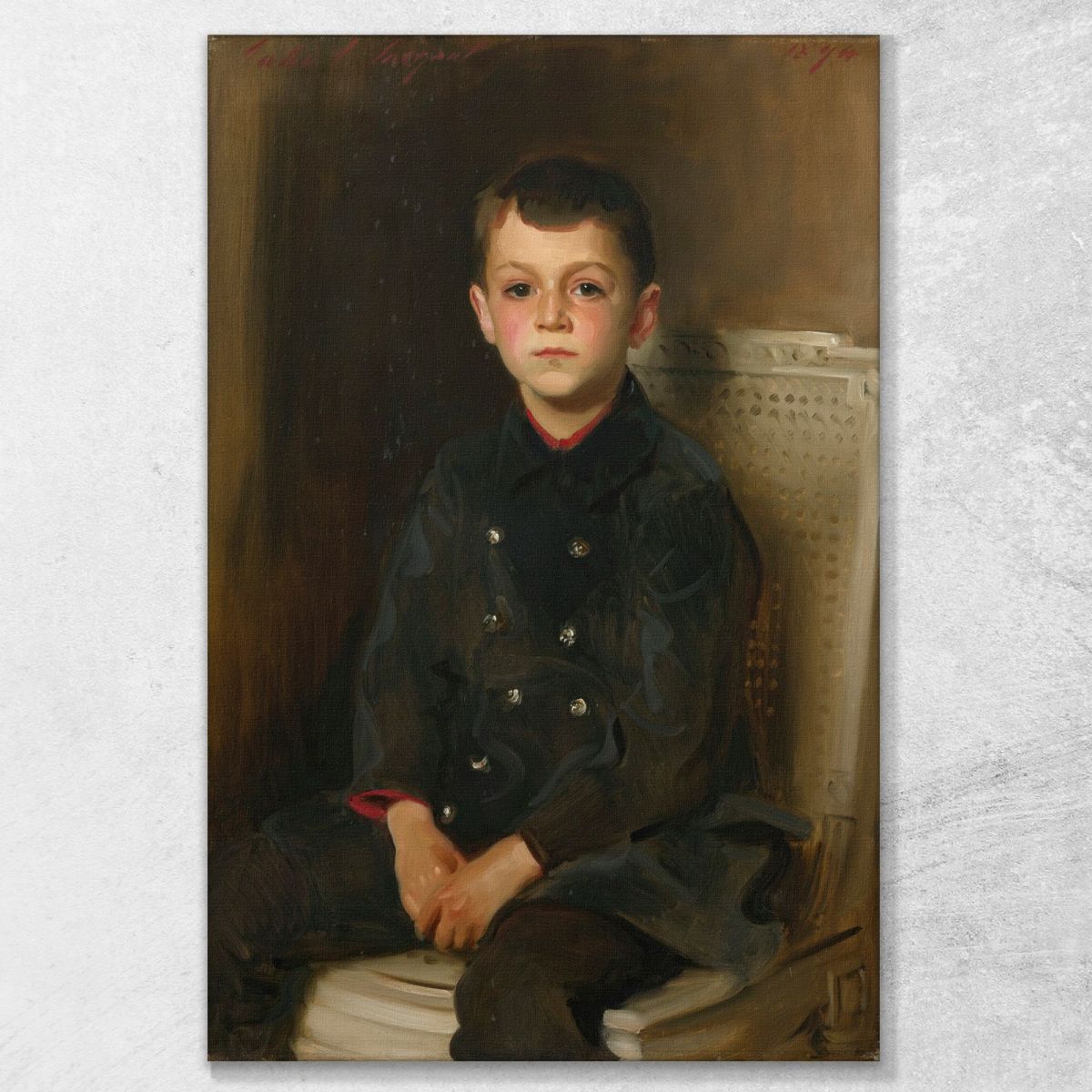 Portrait Of Lancelot Allen John Singer Sargent jss233 canvas print 