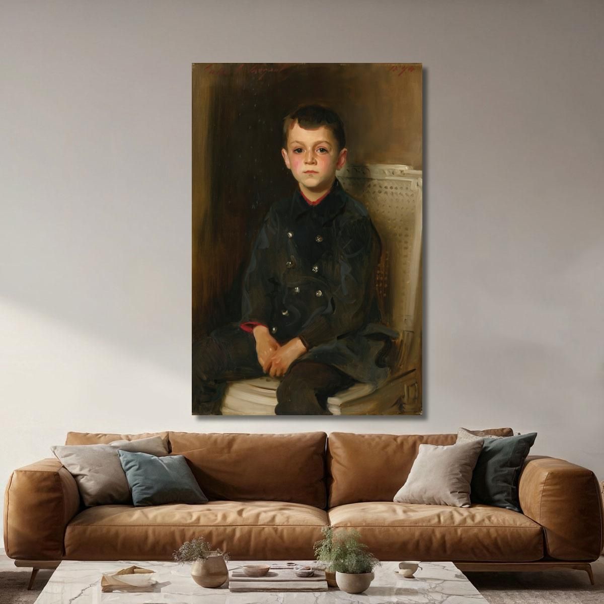 Portrait Of Lancelot Allen John Singer Sargent jss233 canvas print 