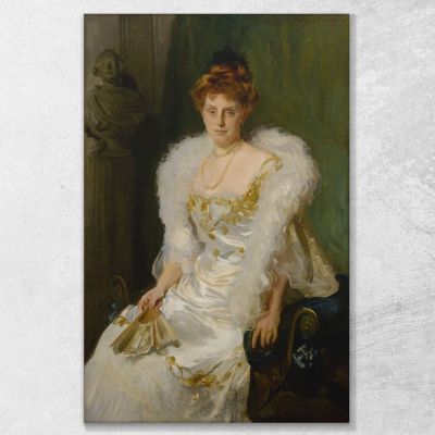 Portrait Of Mrs. Charles Beatty Alexander John Singer Sargent jss241 canvas print 