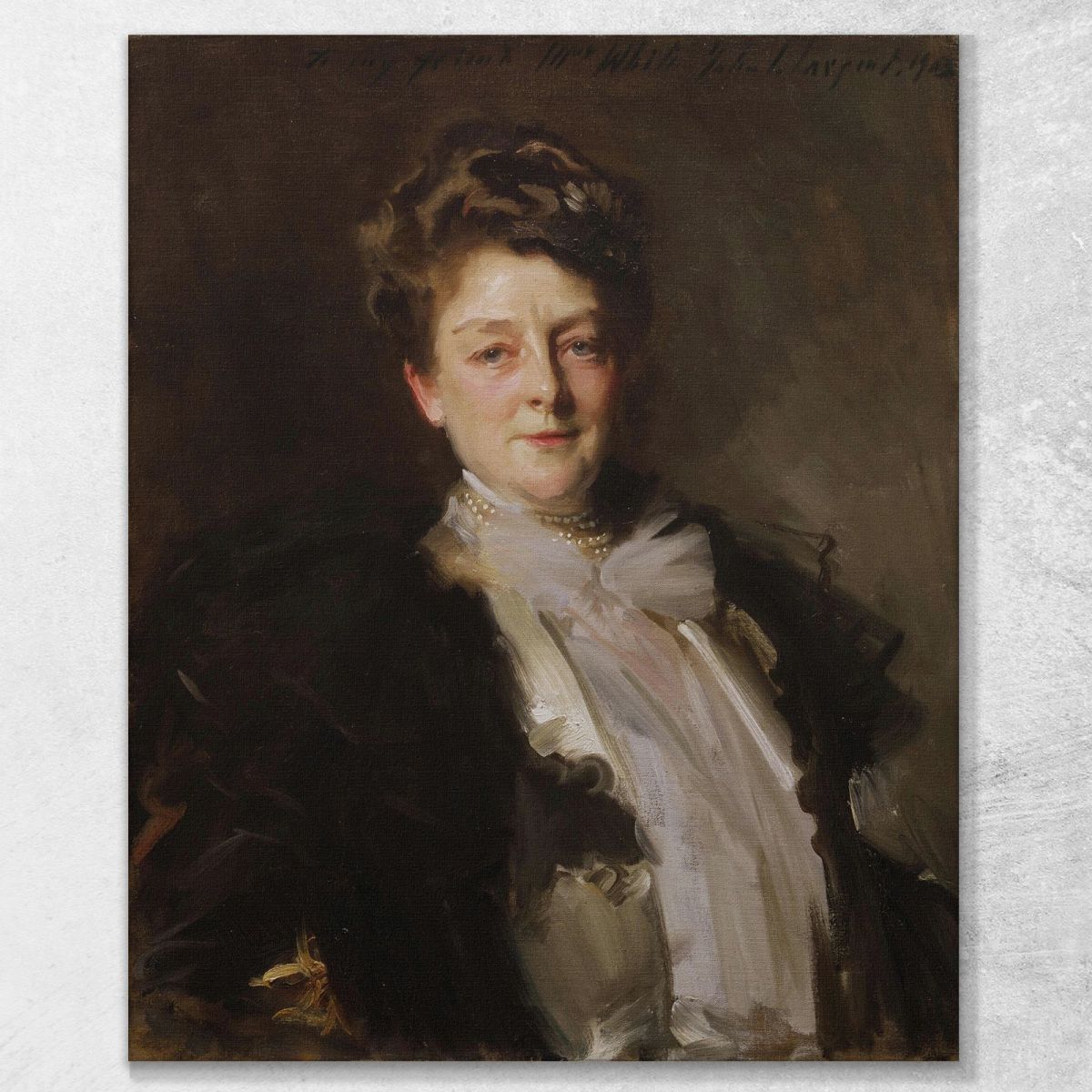 Portrait Of Mrs. J. William White John Singer Sargent jss242 canvas print 