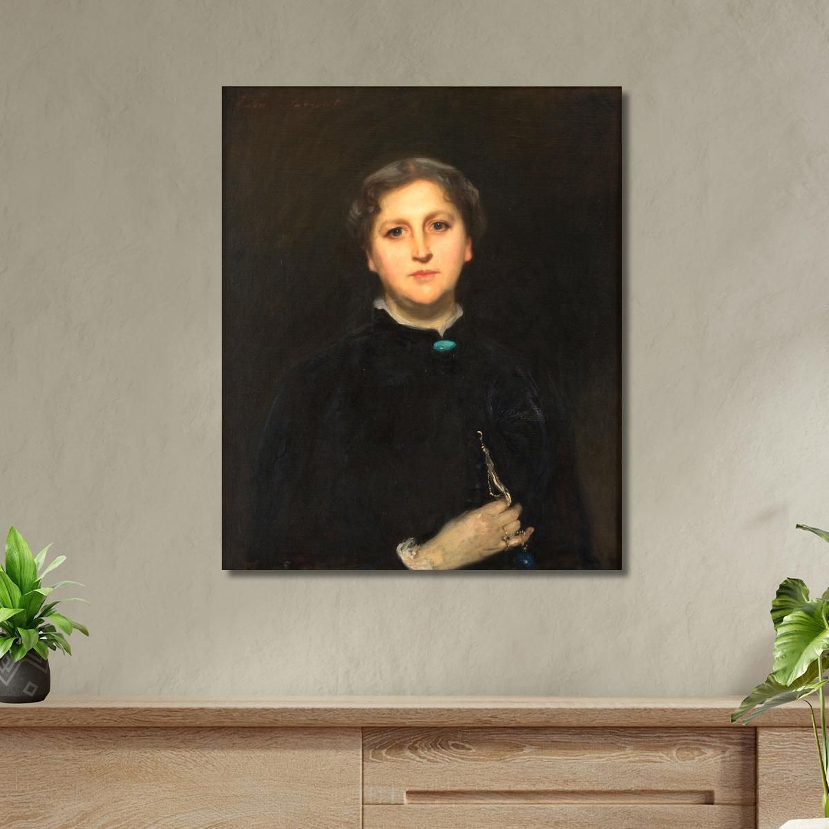 Portrait Of Mrs. Raphael Pumpelly John Singer Sargent jss244 canvas print 