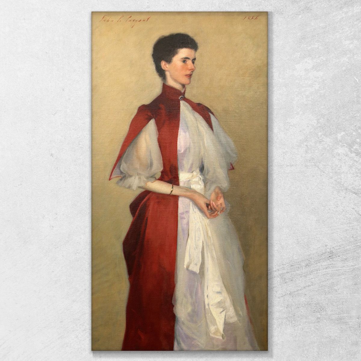 Portrait Of Mrs. Robert Harrison John Singer Sargent jss245 canvas print 