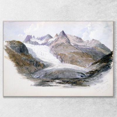 Rhône Glacier John Singer Sargent jss251 canvas print 