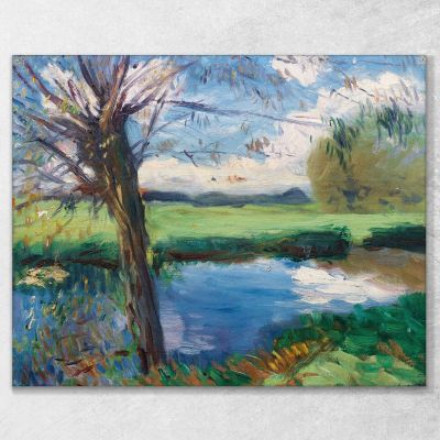 River Bank Near Oxford John Singer Sargent jss254 canvas print 
