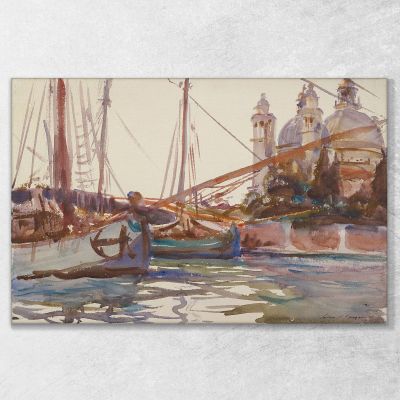 Santa Maria Della Salute Venice  John Singer Sargent jss264 canvas print 