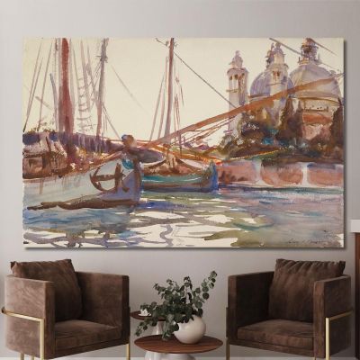 Santa Maria Della Salute Venice  John Singer Sargent jss264 canvas print 