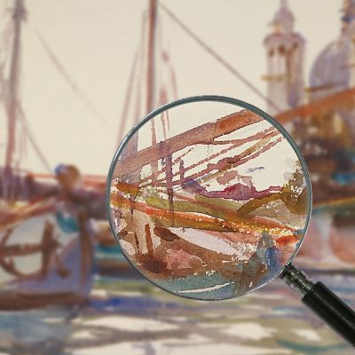 Santa Maria Della Salute Venice  John Singer Sargent jss264 canvas print