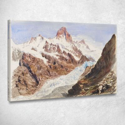Schreckhorn Eismeer From Splendid Mountain Watercolours Sketchbook John Singer Sargent jss266 canvas print 