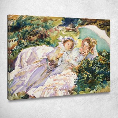 Simplon Pass The Tease John Singer Sargent jss272 canvas print 