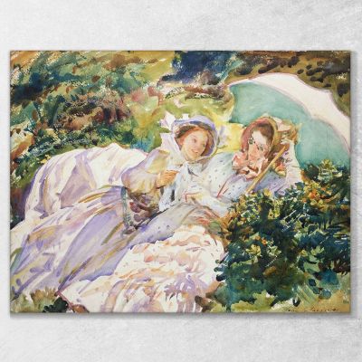 Simplon Pass The Tease John Singer Sargent jss272 canvas print 