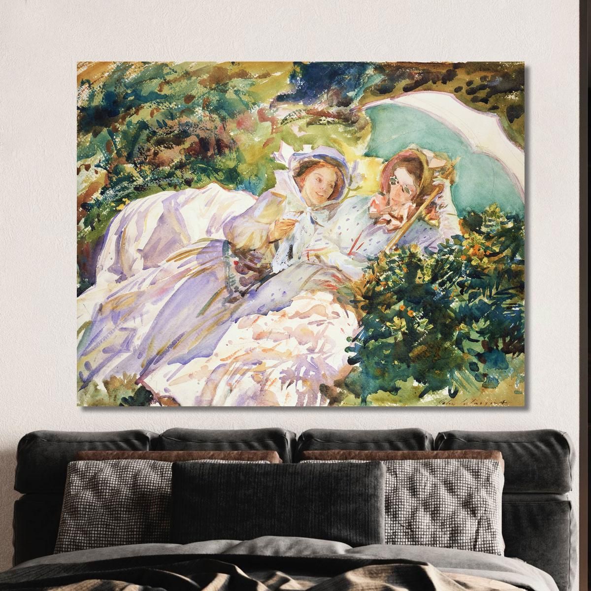 Simplon Pass The Tease John Singer Sargent jss272 canvas print 