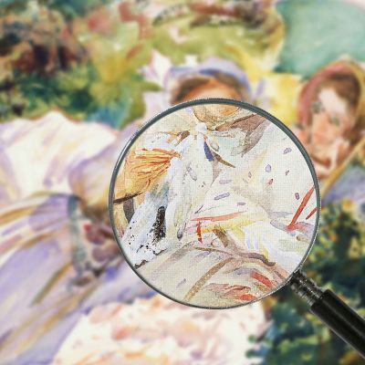 Simplon Pass The Tease John Singer Sargent jss272 canvas print