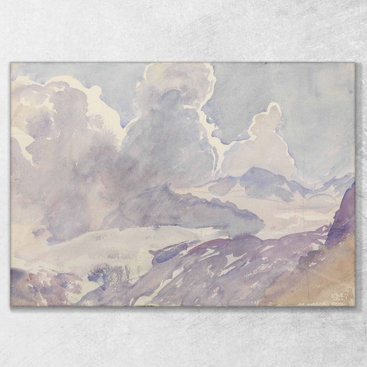 Sky And Mountains John Singer Sargent jss277 canvas print 