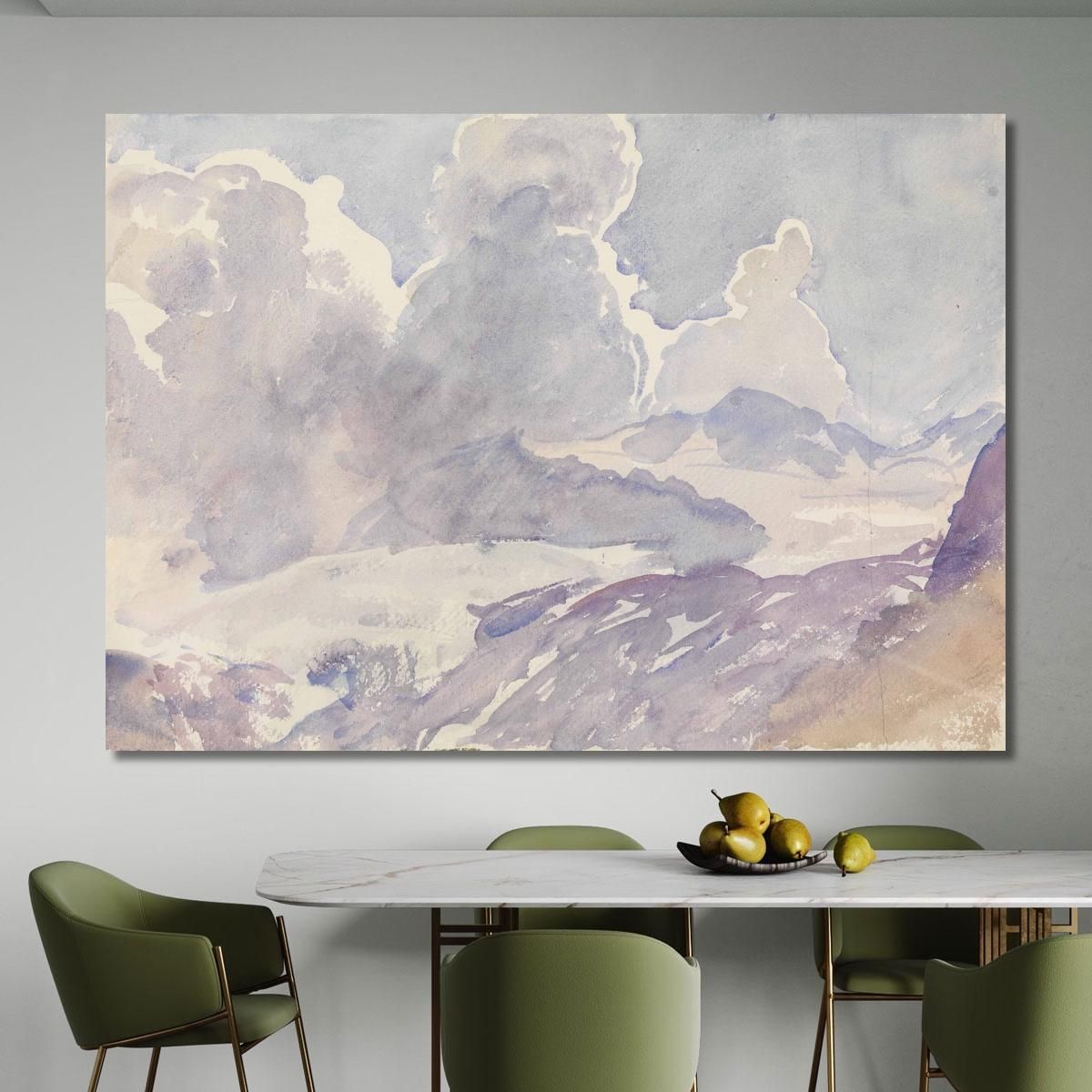 Sky And Mountains John Singer Sargent jss277 canvas print 