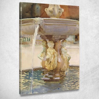 Spanish Fountain John Singer Sargent jss283 canvas print 