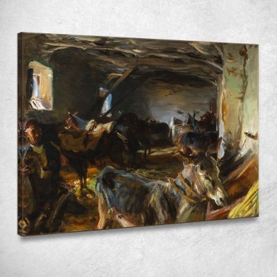 Stable At Cuenca John Singer Sargent jss288 canvas print 