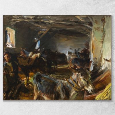 Stable At Cuenca John Singer Sargent jss288 canvas print 