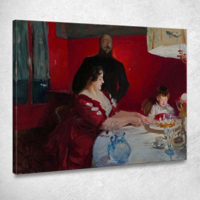 The Birthday Party John Singer Sargent jss305 canvas print 