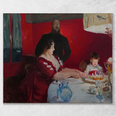 The Birthday Party John Singer Sargent jss305 canvas print 