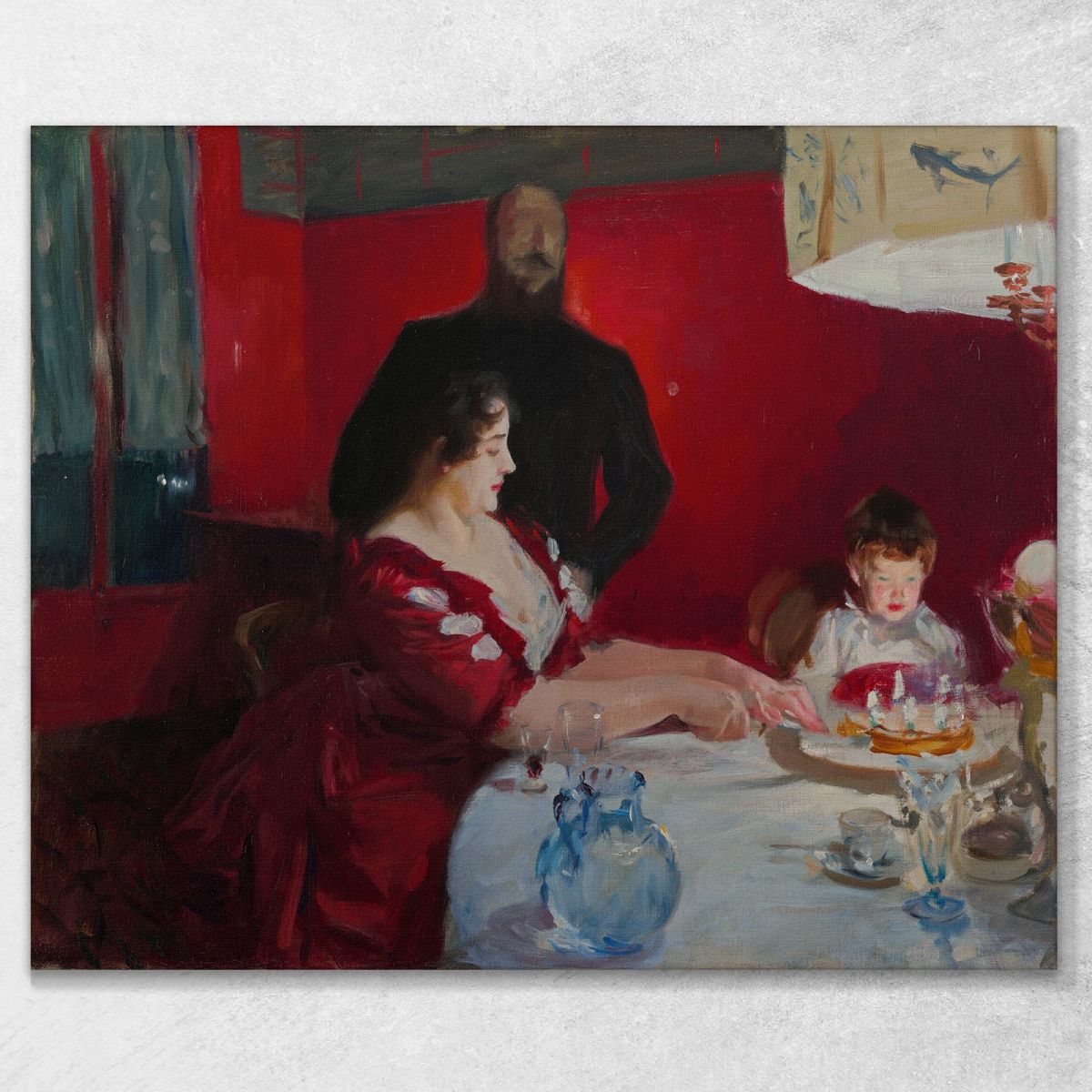 The Birthday Party John Singer Sargent jss305 canvas print 