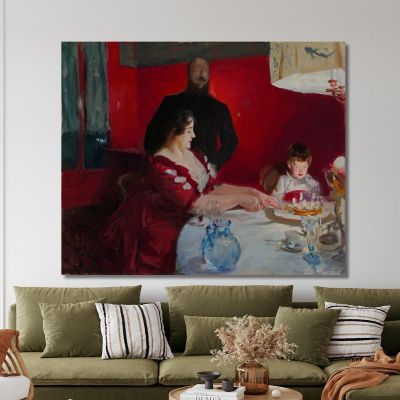 The Birthday Party John Singer Sargent jss305 canvas print 