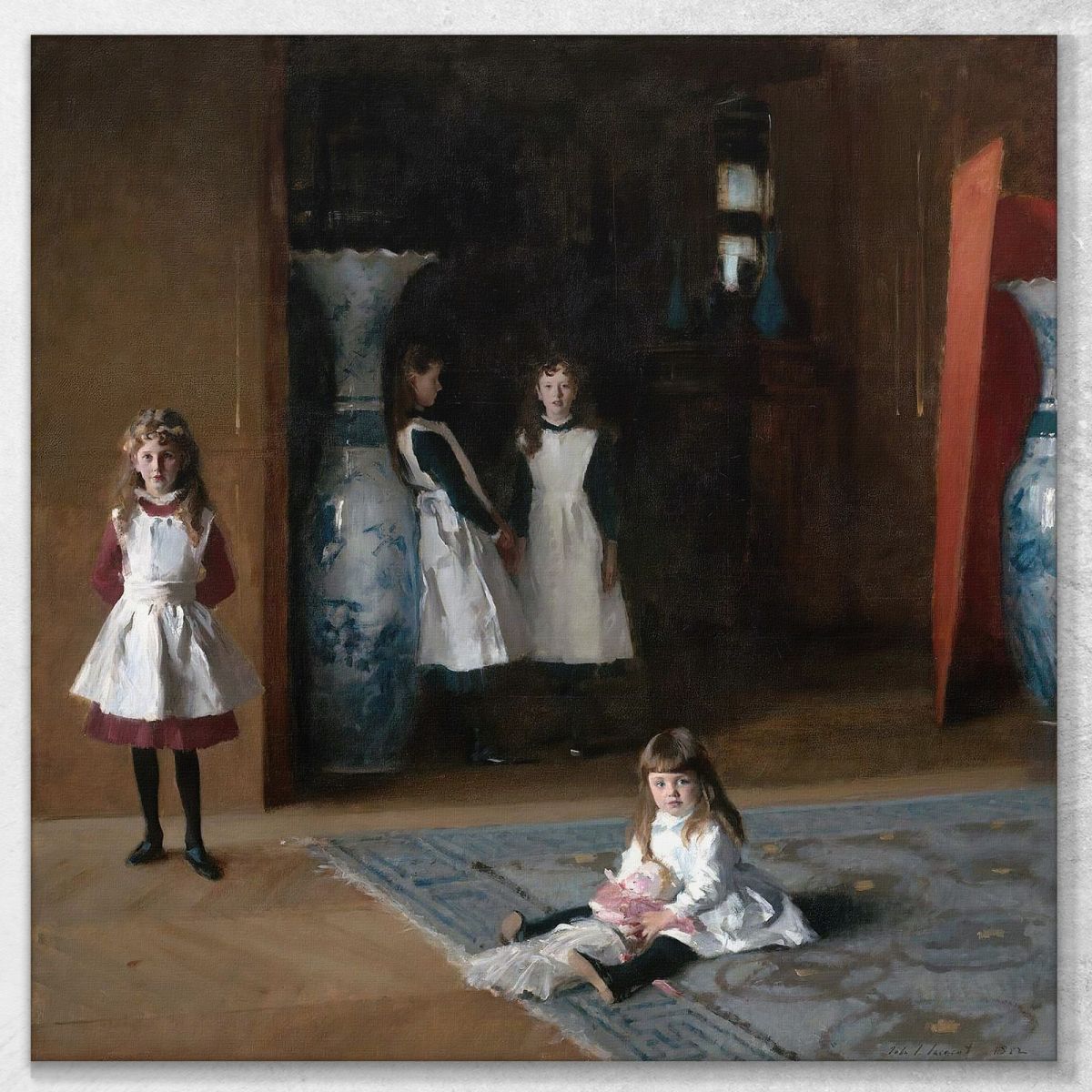 The Daughters Of Edward Darley Boit John Singer Sargent jss309 canvas print 