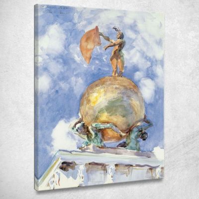 The Dogana Statue Of Fortune John Singer Sargent jss310 canvas print 