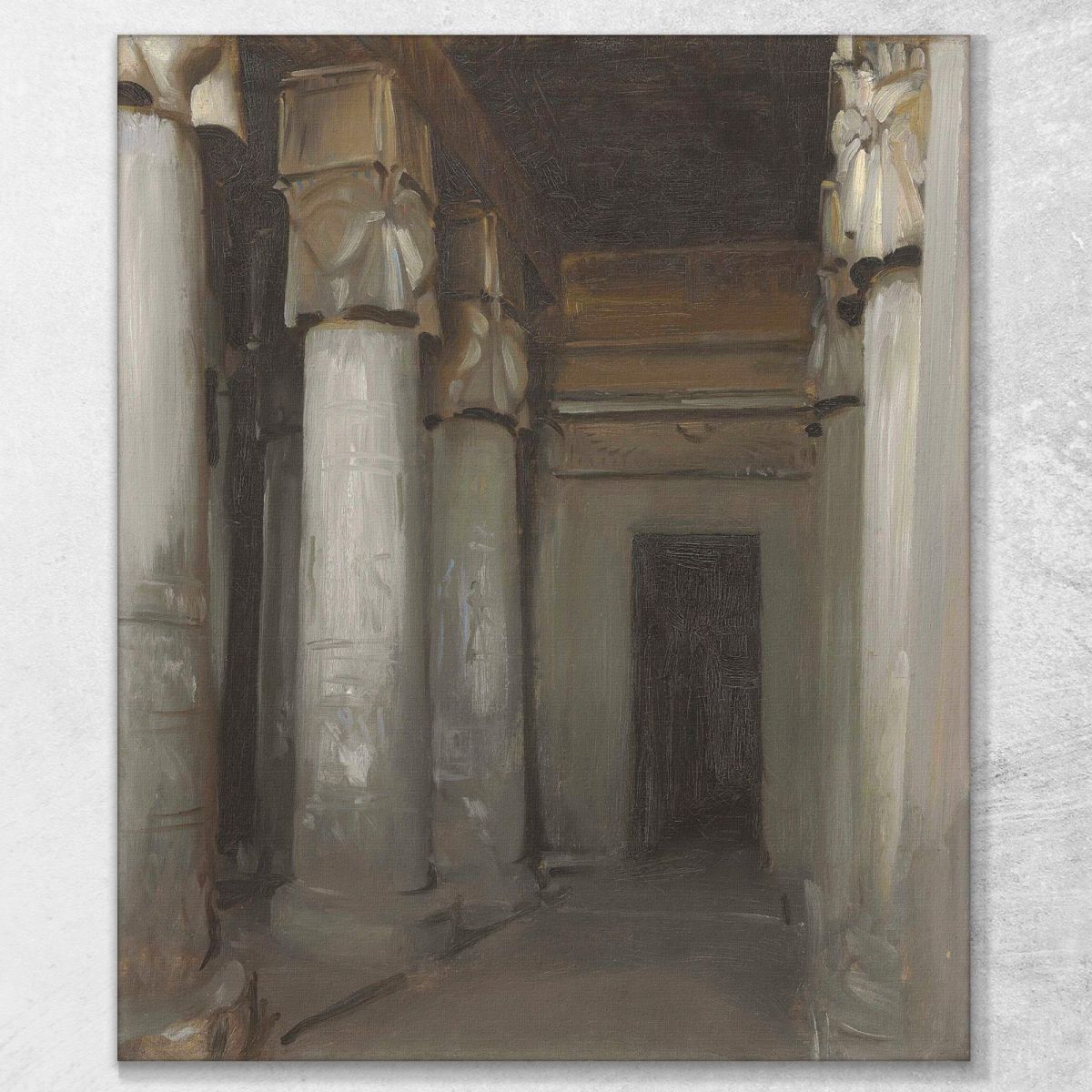 The Temple Of Denderah John Singer Sargent jss327 canvas print 