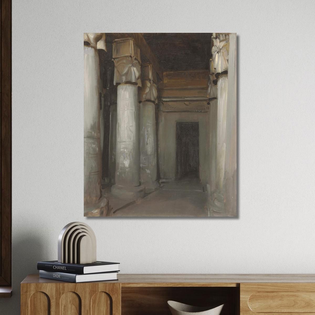 The Temple Of Denderah John Singer Sargent jss327 canvas print 