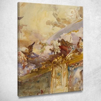 Tiepolo Ceiling Milan John Singer Sargent jss335 canvas print 