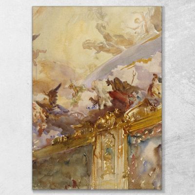 Tiepolo Ceiling Milan John Singer Sargent jss335 canvas print 