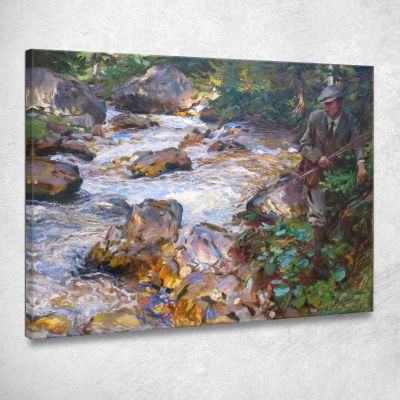 Trout Stream In The Tyrol John Singer Sargent jss340 canvas print 