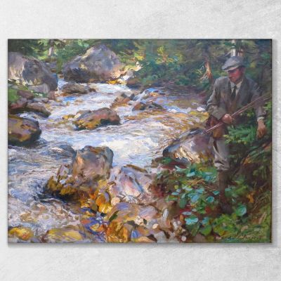 Trout Stream In The Tyrol John Singer Sargent jss340 canvas print 