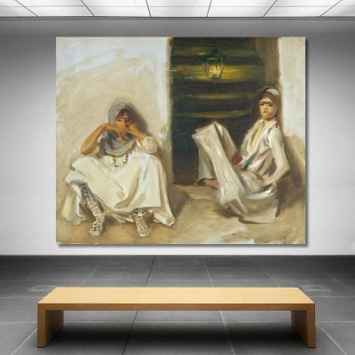 Two Arab Women John Singer Sargent jss342 canvas print 