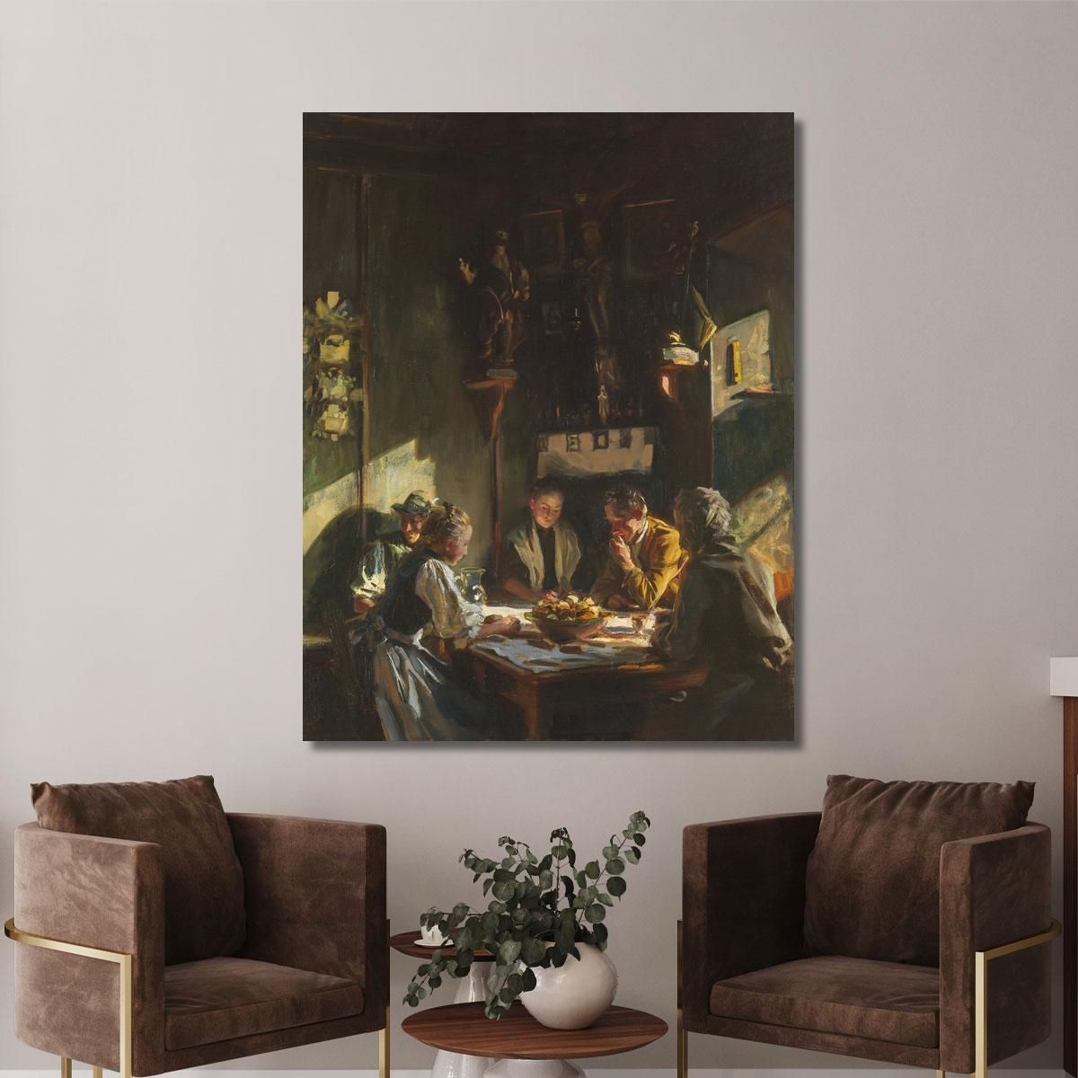 Tyrolese Interior John Singer Sargent jss349 canvas print 